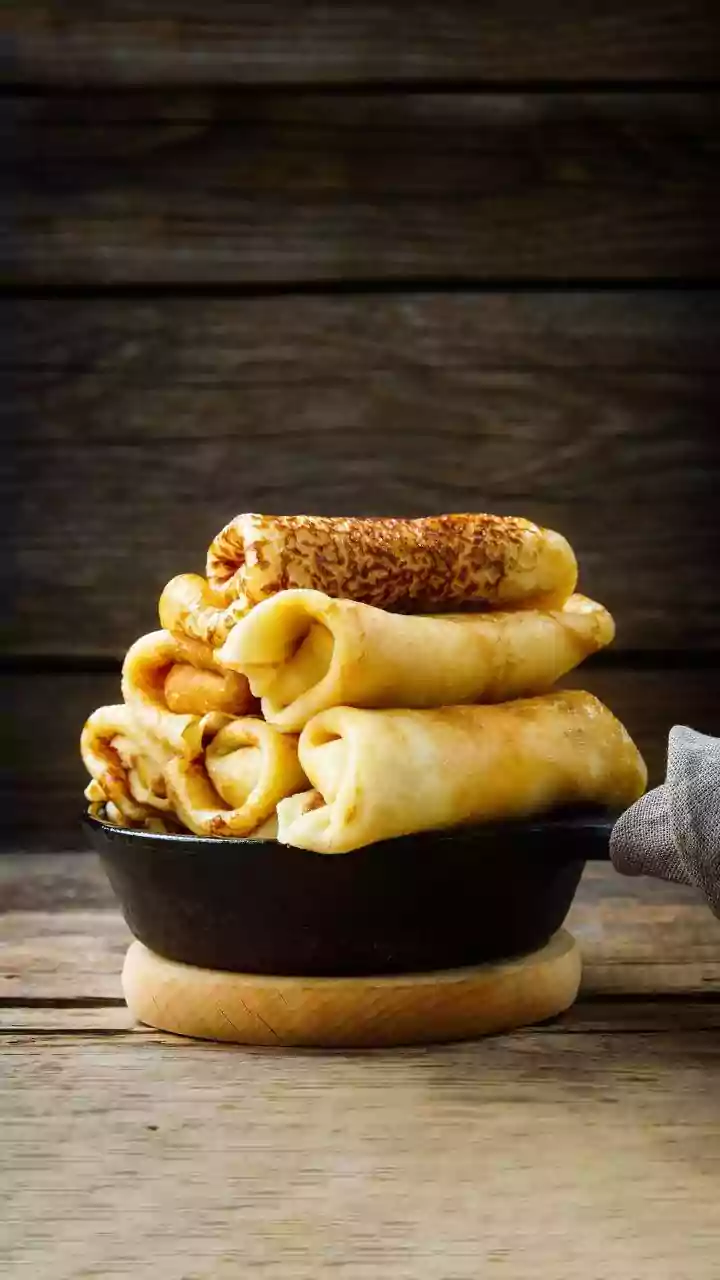 Finger millet batter transforms into healthy gluten free savoury breakfast crepes easily