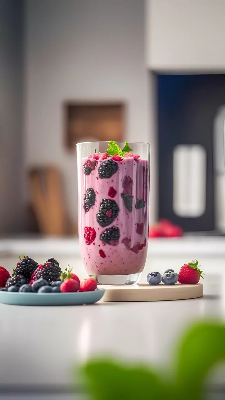 Five-Minute Berry Oatmeal Smoothie: Your Speedy & Nutritious Breakfast Solution