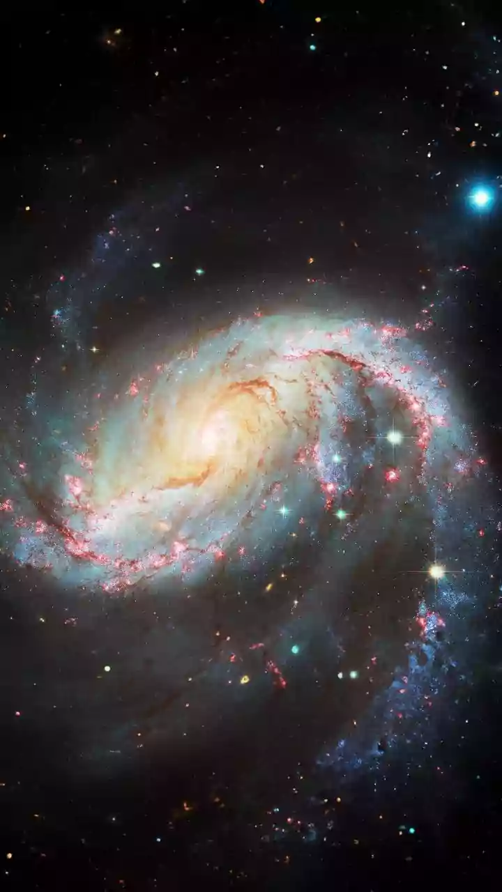 A Closer Cosmic Look At Galaxy Distances Behind One View Through NASA's Three-Galaxy-Pairs Image