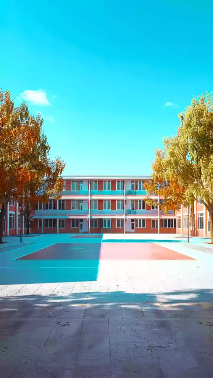 Fire breaks out on roof of school in Delhi's IP Extension