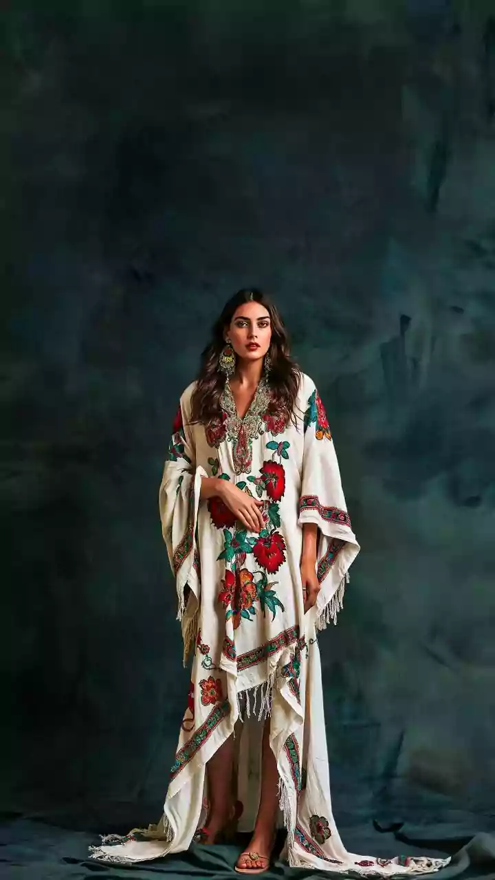 Elevate your winter wardrobe with velvet kaftans