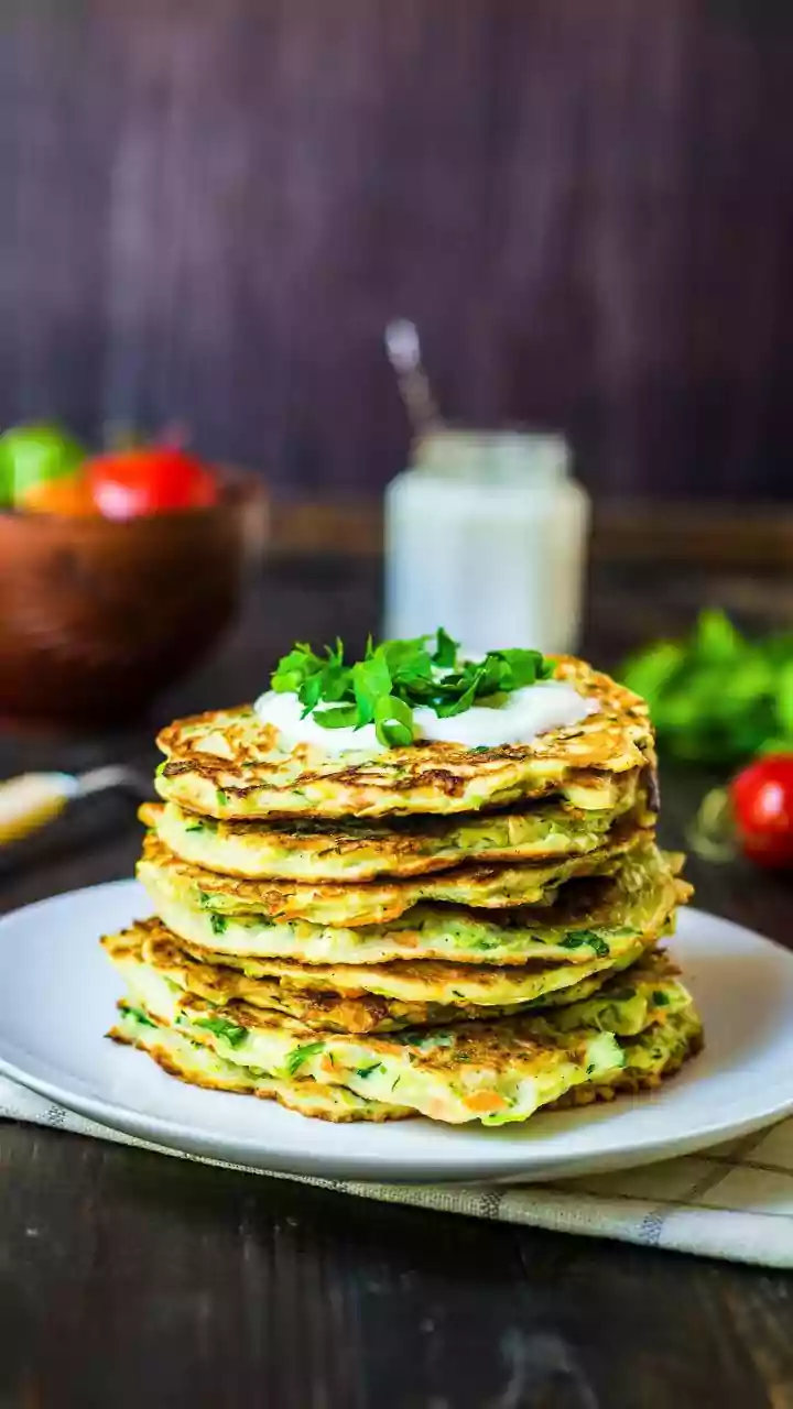 Semolina veggie pancakes: A healthy breakfast idea