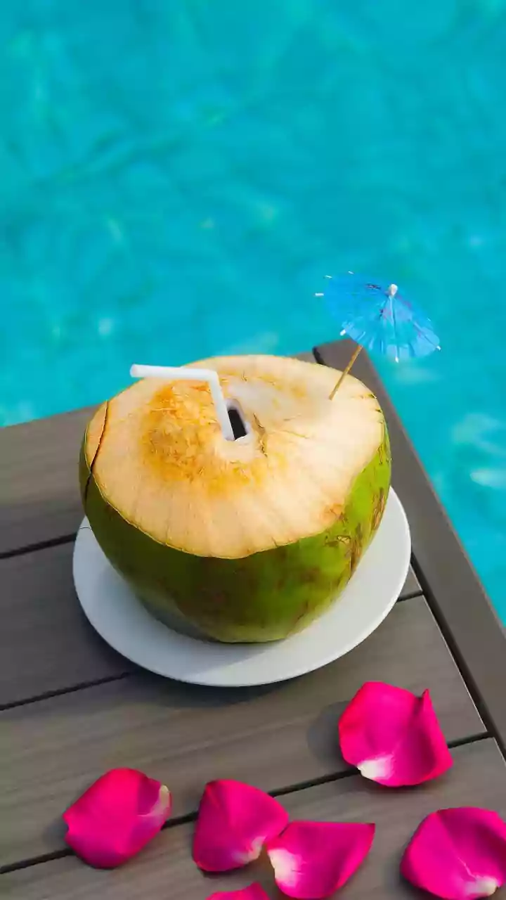 Salt Infused Coconut Water Hydration Prevents Sudden Muscle Cramps In Summer Heat