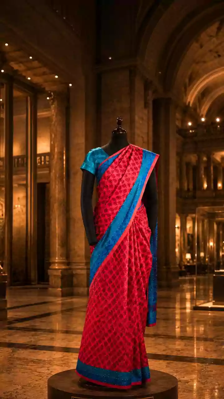 This Saree Worn During India’s Mars Mission Is Now Part Of A Smithsonian Display