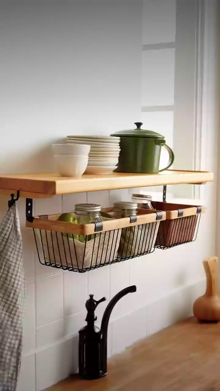 Use Upper Shelves for Items That Come Out Only Occasionally