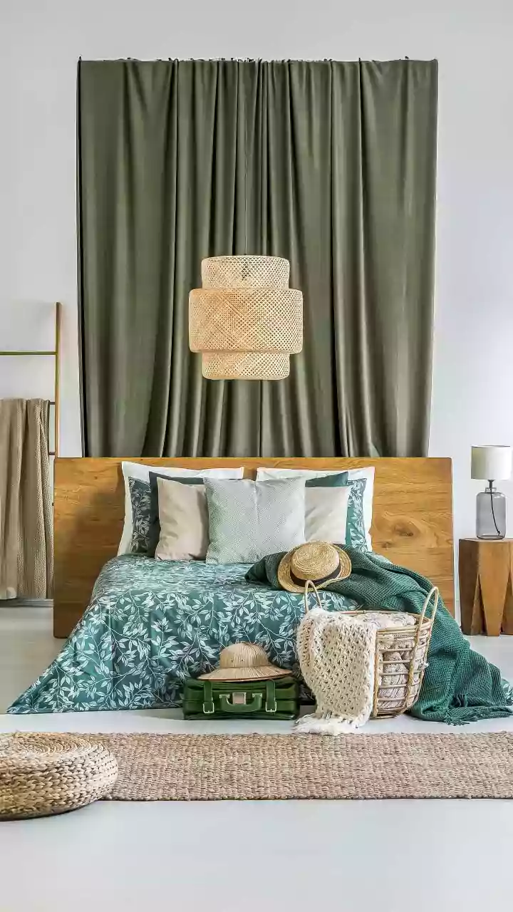 How To Transform Small Rental Bedrooms On A Budget Using Warm Lighting And Tapestries