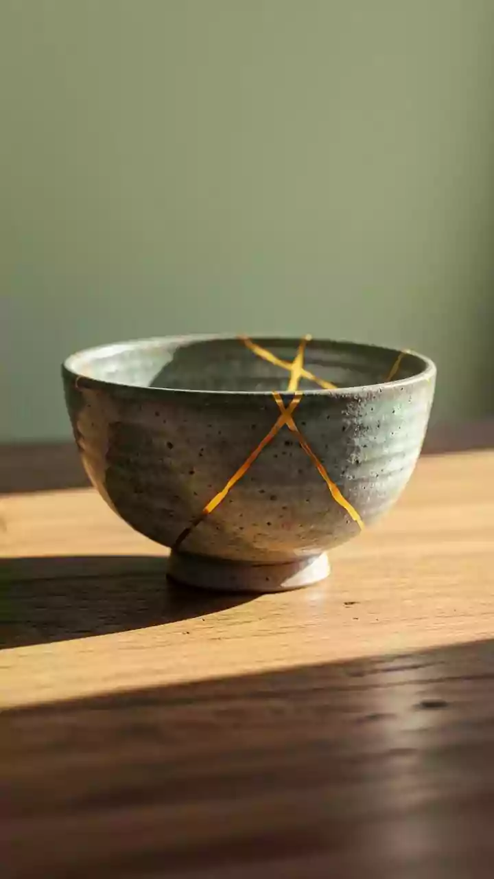 Kintsugi's Beauty: Finding Gold in Imperfection