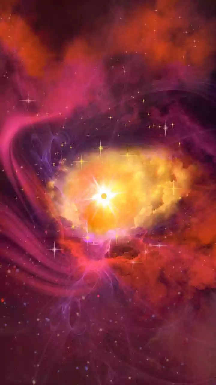 Hubble Captures Space Collision: A Violent Debut