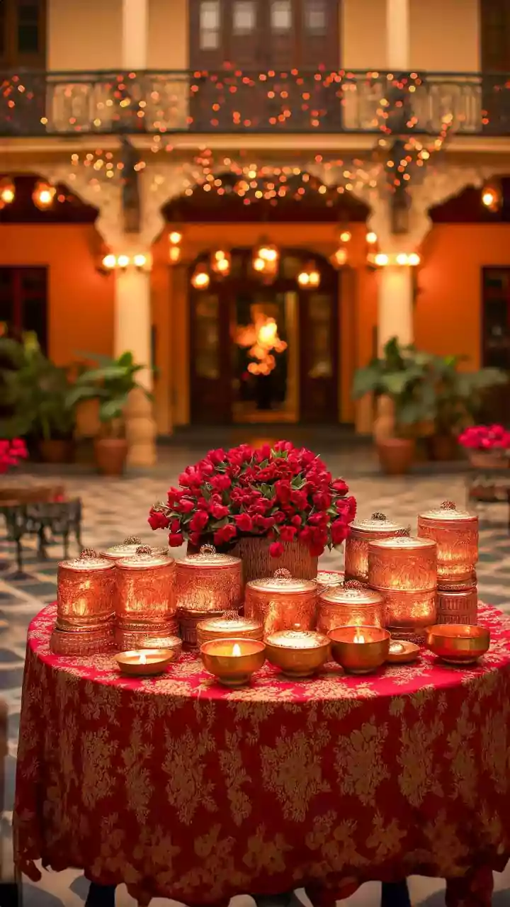 How Brass Diyas And LED String Lights Are Replacing Plastic Festive Decorations
