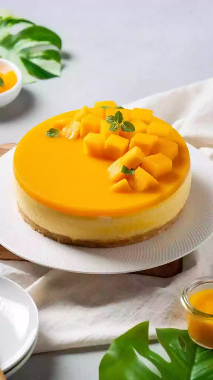 Effortless Eggless No-Bake Mango Cheesecake: A Summer Delight