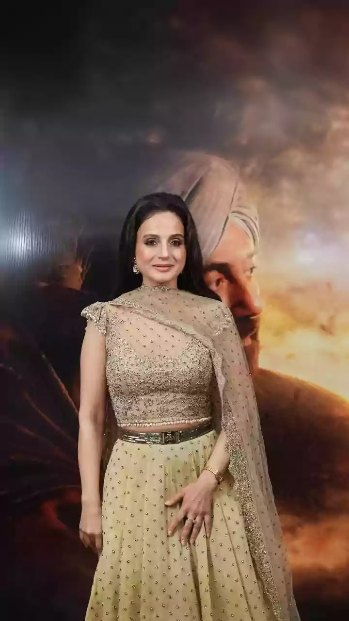 Ameesha Patel Stuns In A ₹3.2 Lakh Rocky Star Lehenga At Gadar's 25-Year Celebration