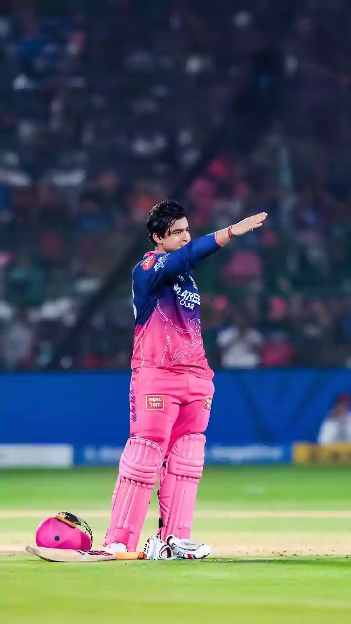 IPL 2026: Video of the Day: Vaibhav Sooryavanshi's lovely celebration after smashing 36-ball 100 vs SRH