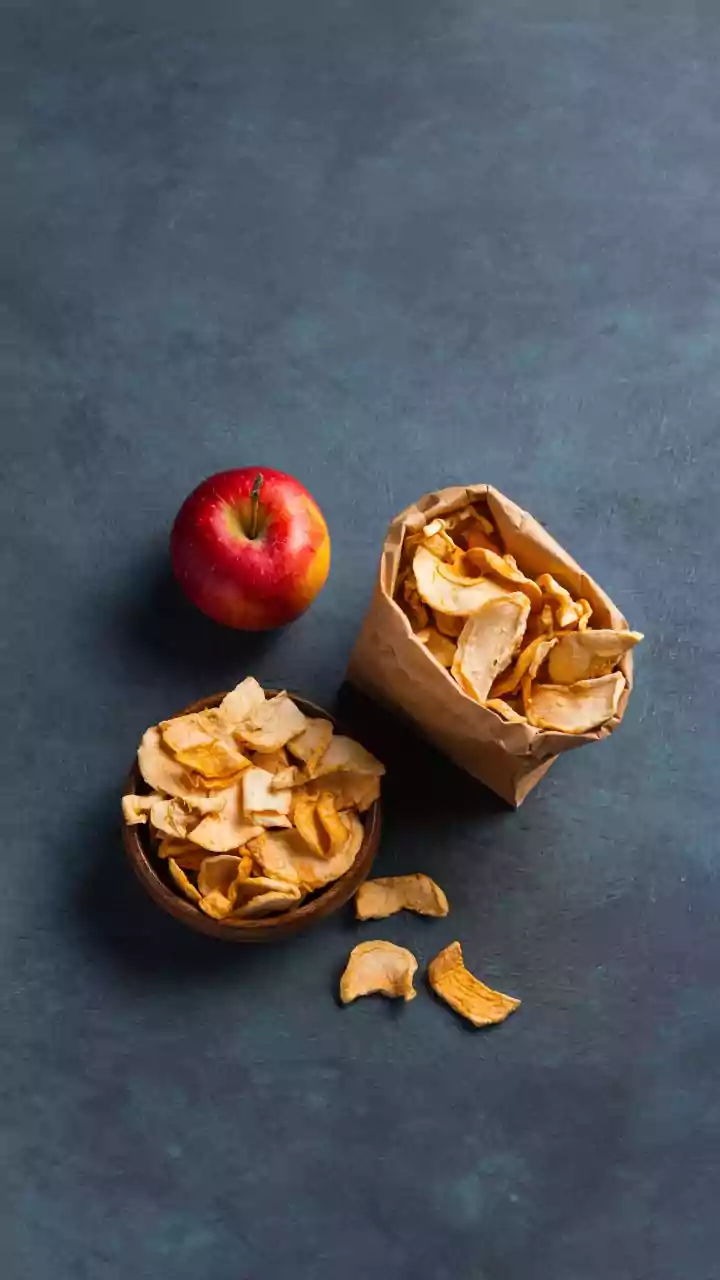 Sun-dried apple chips: The healthier swap for potato chips