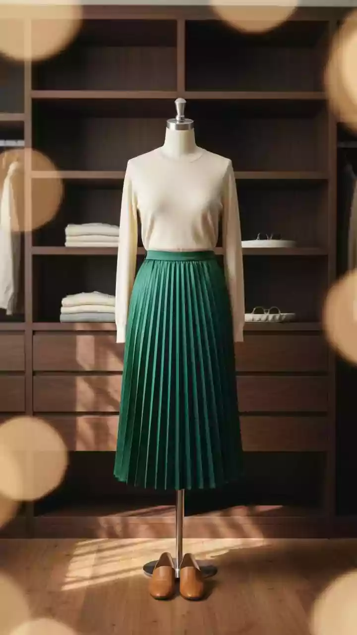 Make a style statement with pleated skirts