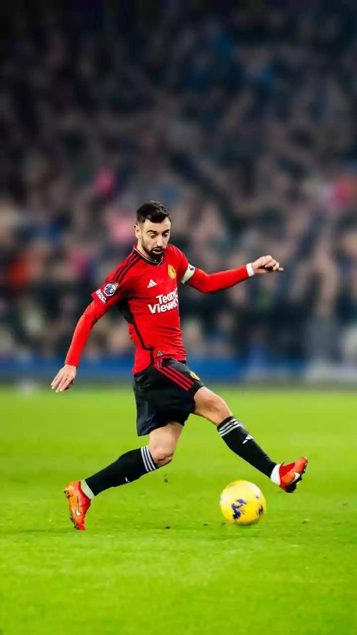 Red History! Bruno Fernandes Surpasses Cristiano Ronaldo To Become Second Quickest To...