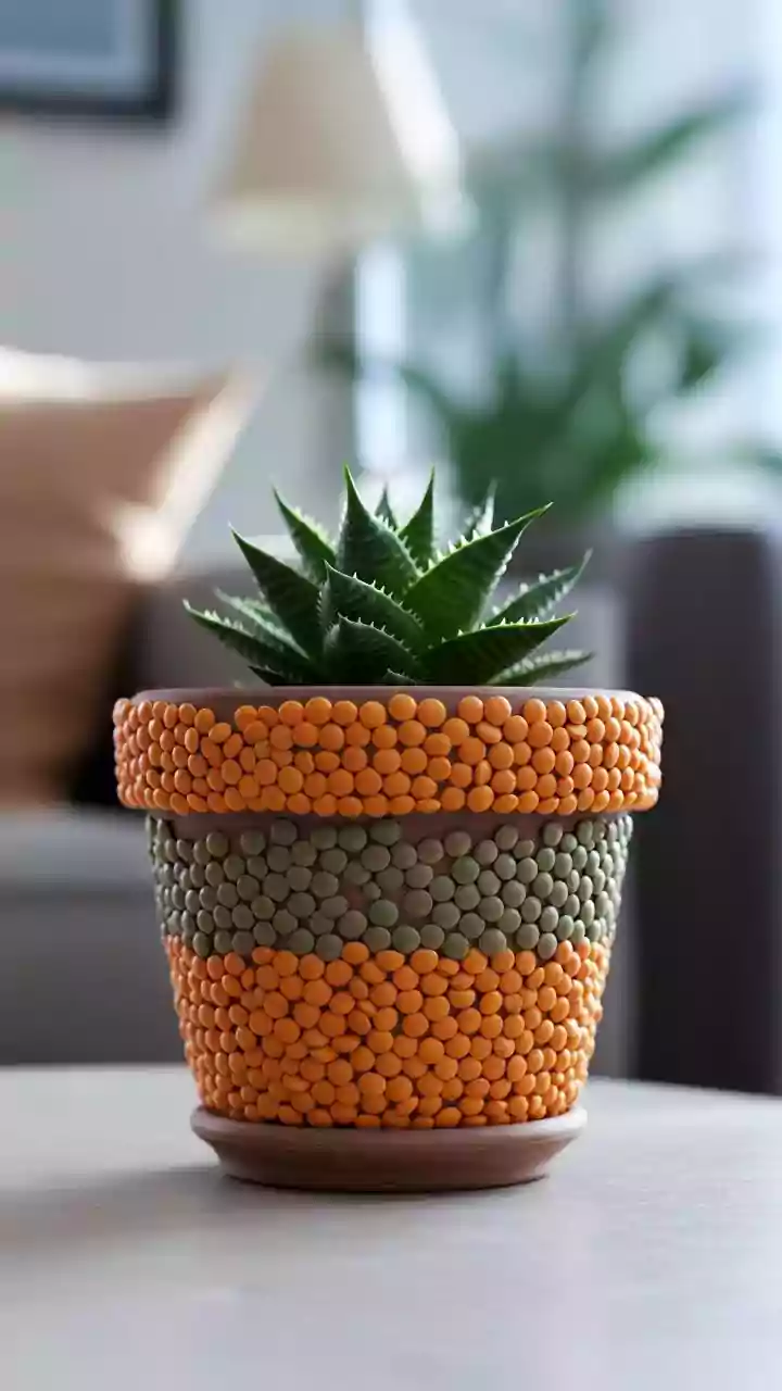 Seed Mosaic Magic: Transforming Bland Walls