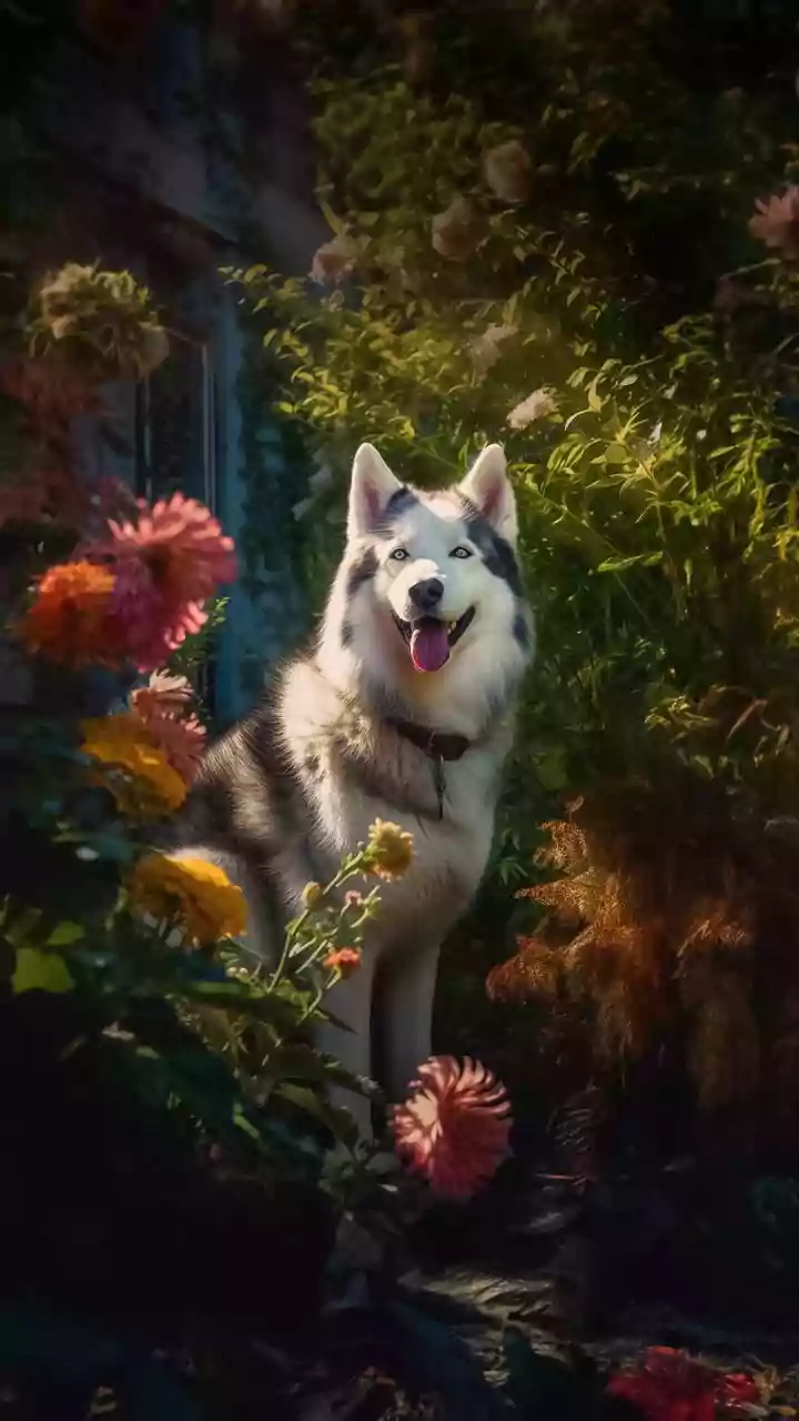 Fog-glow photos make dogs Instagram stars this winter