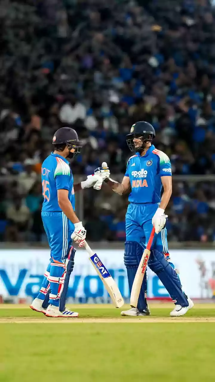 Rohit Sharma and Shubman Gill’s special ‘3-2’ pose celebrating double hundreds goes viral on internet