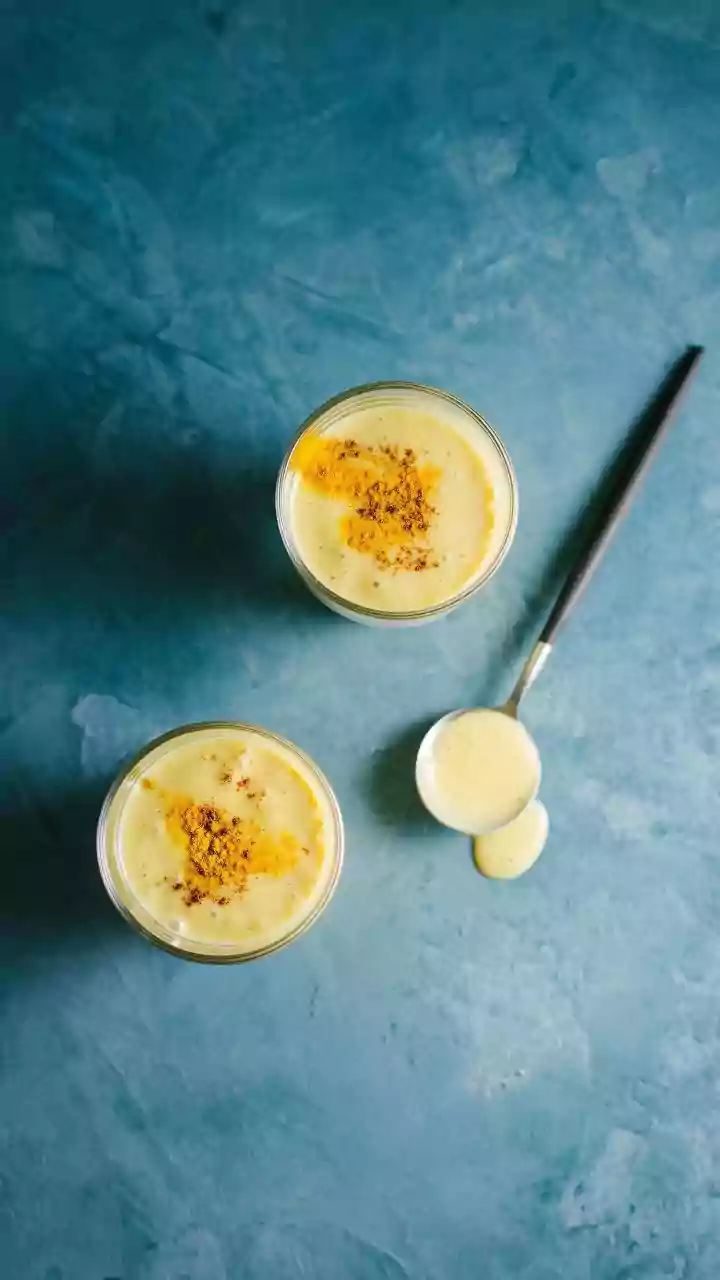 Turmeric And Coconut Make A Smoothie With A Creamy Finish
