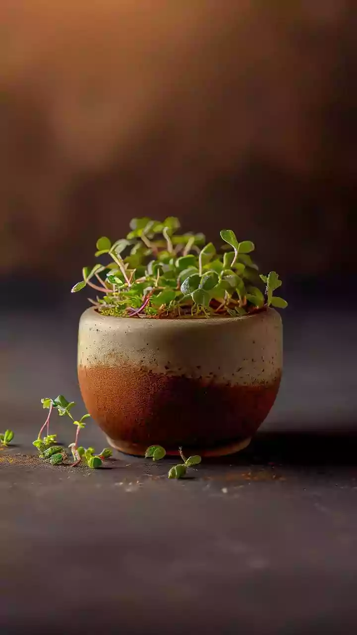 Micro-Green Setups On Sunny Windowsill Trays Deliver Fresh Chemical-Free Leafy Greens Within Two Weeks