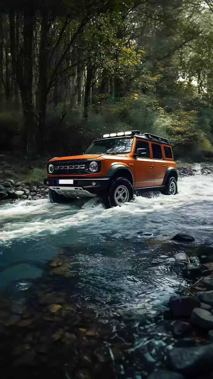 Jeep Through Water Crossings And Forest Trails