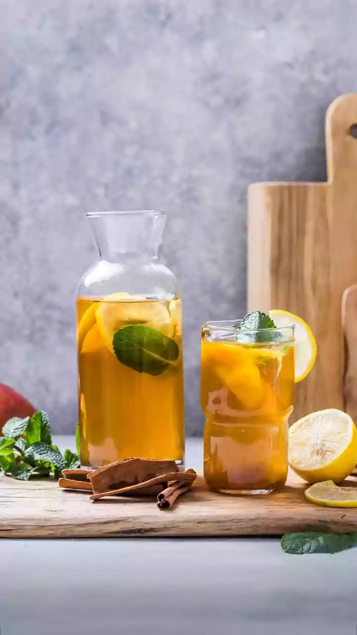 Cold steeped kokum and jamun iced beverages offer natural low sugar summer cooling