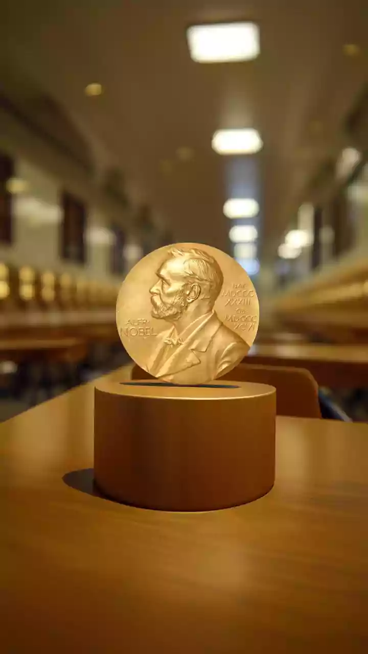 Venezuelan opposition leader Maria Corina Machado gives her Nobel Peace Prize to Trump