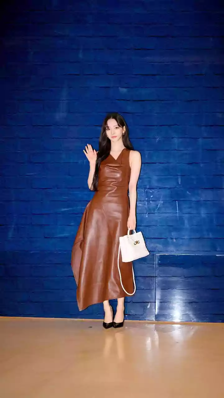 Winter wardrobe staple: Faux leather overalls