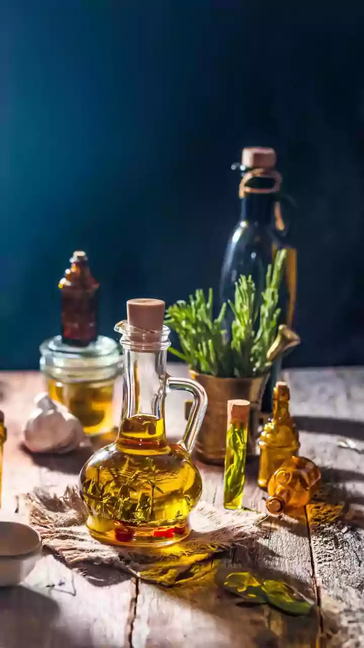 Leftover mint and coriander stems power flavourful zero waste herb oil infusions