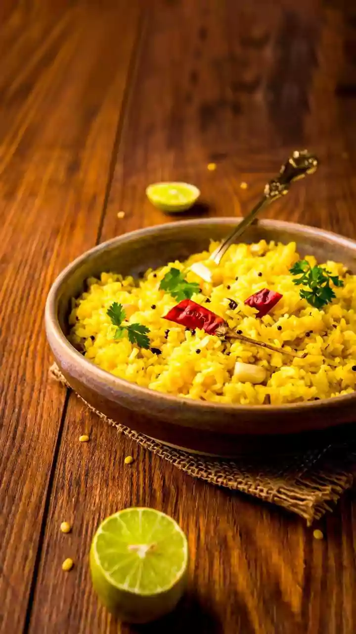 Fresh Coriander and Lemon Complete This Street-Style Upma