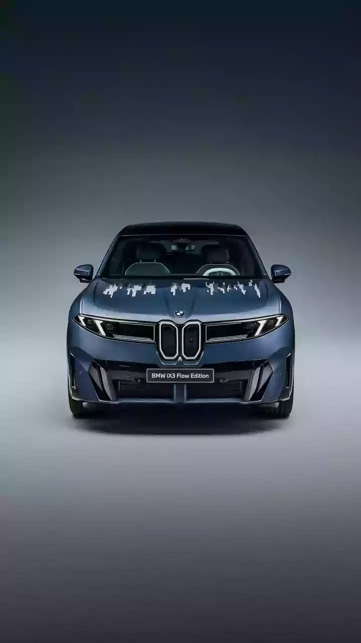 BMW lança iX3 Flow Edition: carro com capô que muda de cor