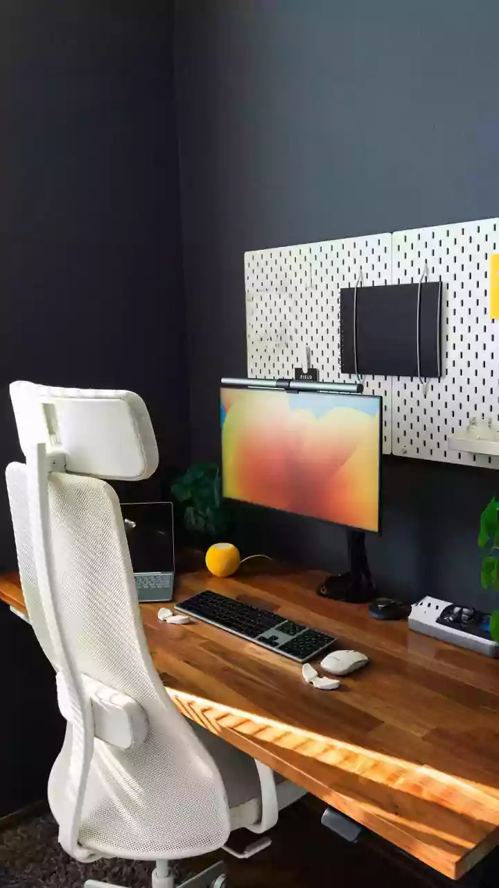 A Home Office Needs Lighting That Works Beyond Sunny Days