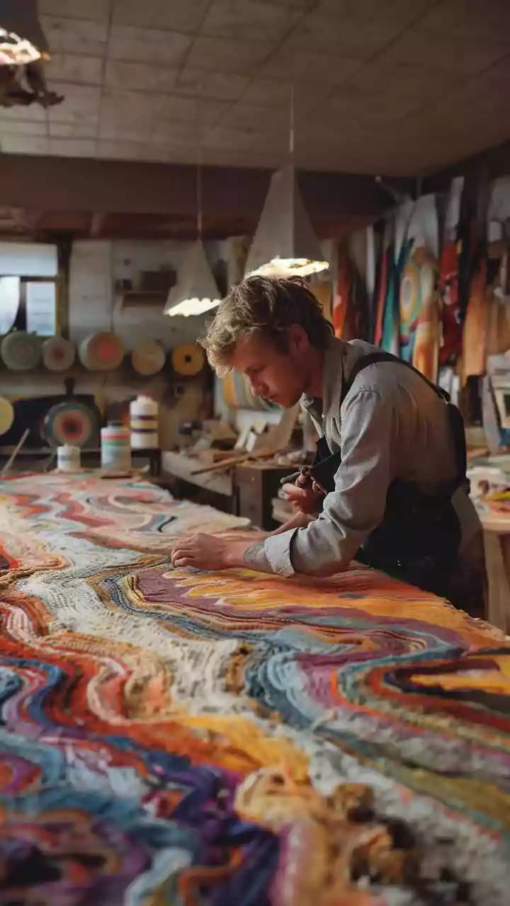 How Artisans Stitch Heritage Border Motifs From Vintage Sarees Into Stylish Upcycled Window Drapes