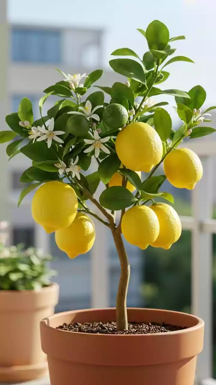 Balcony Bliss: Grow Your Own Lemons for Zesty Summer Lemonade!