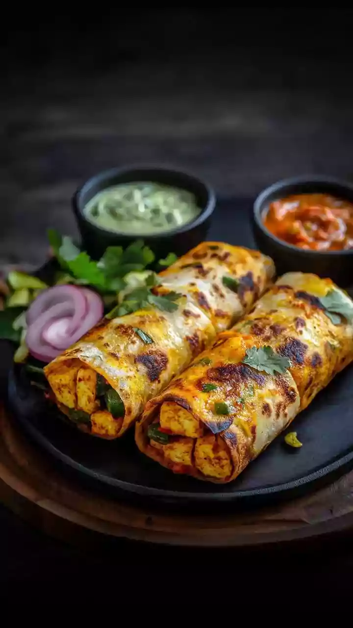 Healthy High-Protein Paneer Wraps For Late to Office Mornings