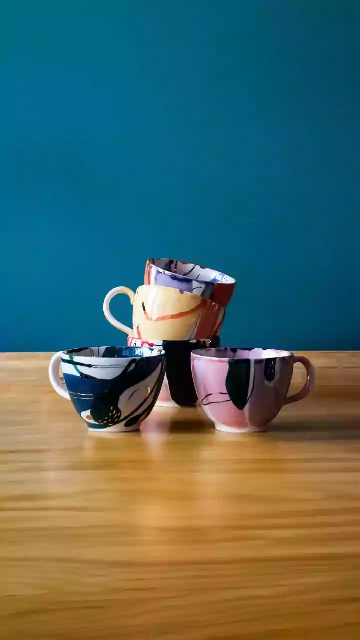 How to give plain coffee mugs a unique look
