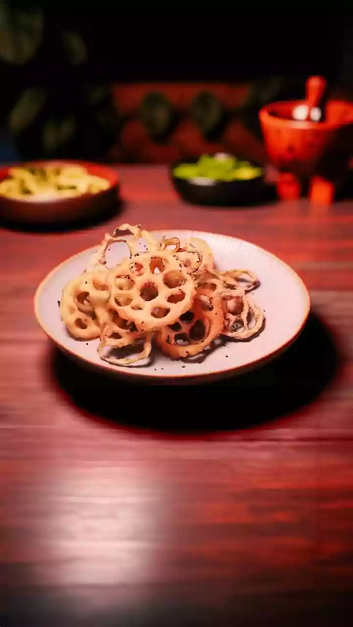 These spiced Sri Lankan lotus stem snacks are so yummy!