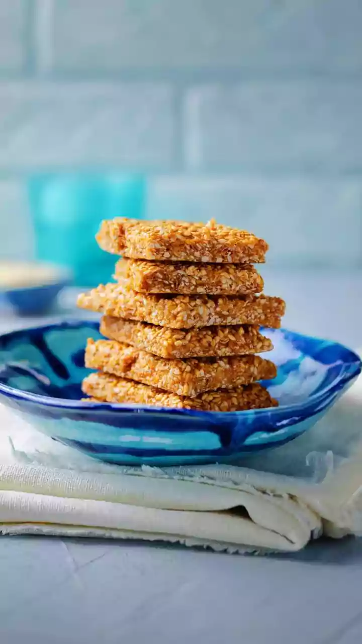 Start your day right with sesame jaggery bars