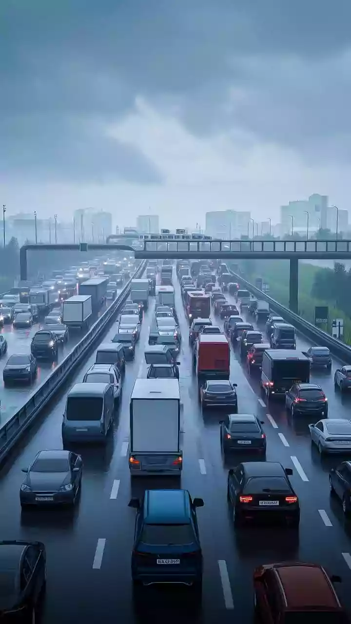 How Heavy Monsoon Rains Impact Daily Commutes And Traffic Across Chennai Roads