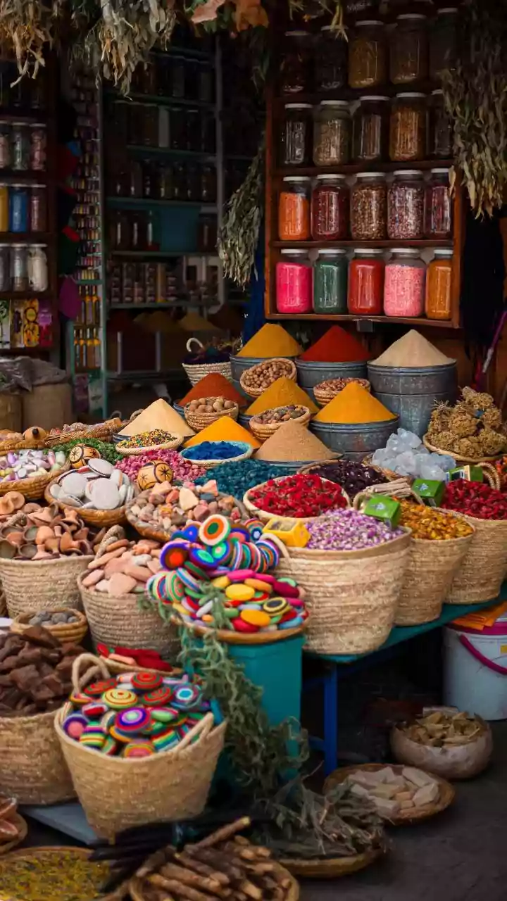 American Woman's Viral Reel Captures the Vibrant Chaos of Indian Markets