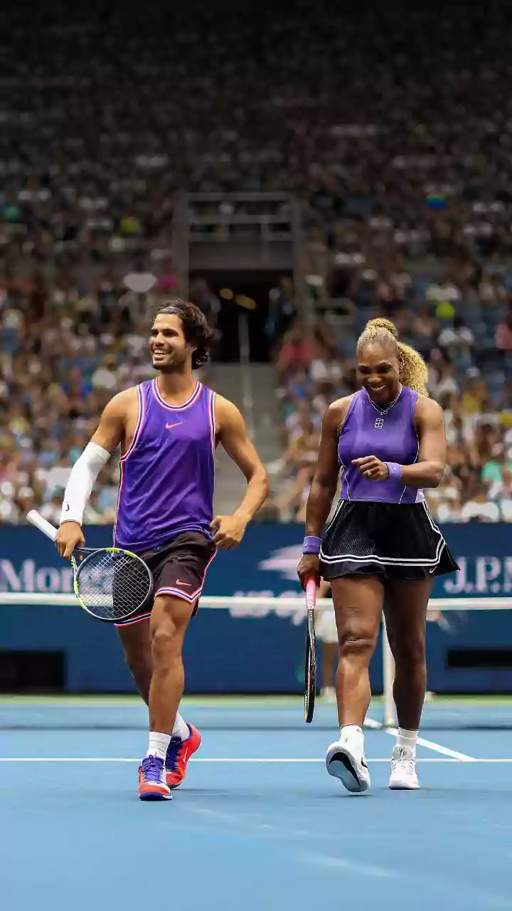 US Open: Serena Williams, Carlos Alcaraz lose mixed doubles quarter-final
