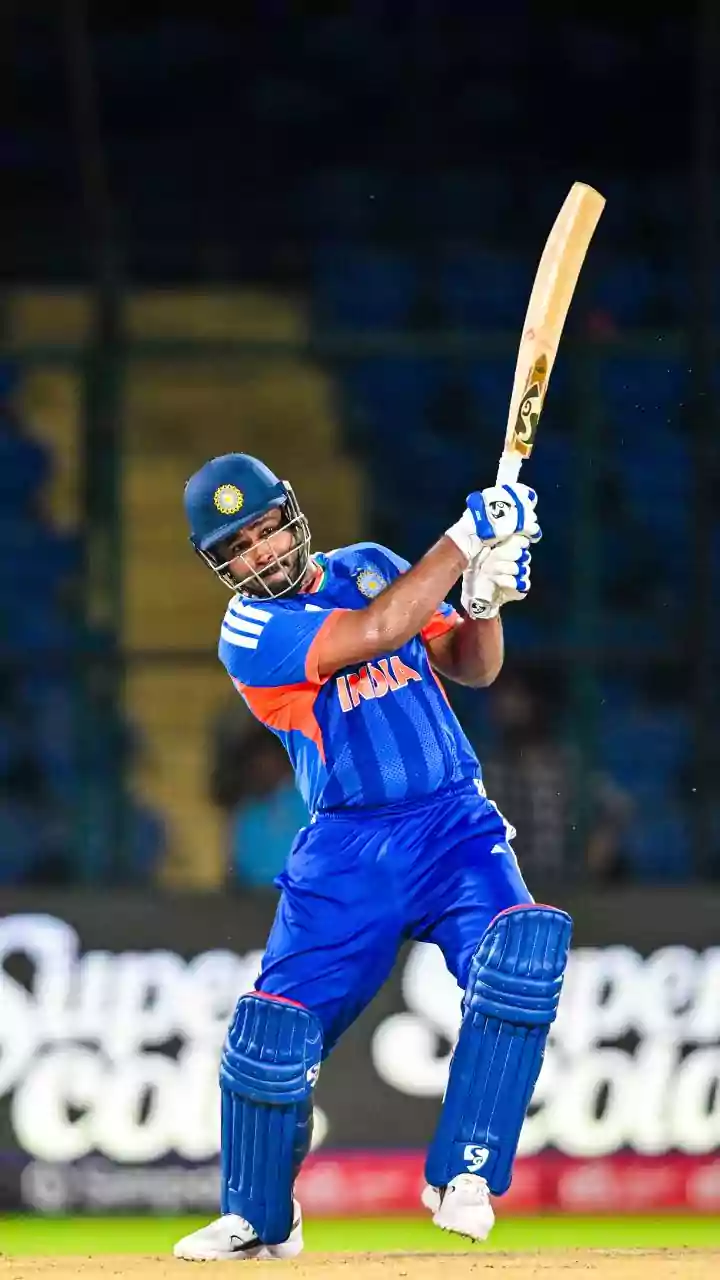 Sanju Samson Hits Blazing 20-Ball 50 in Second T20I Against Afghanistan