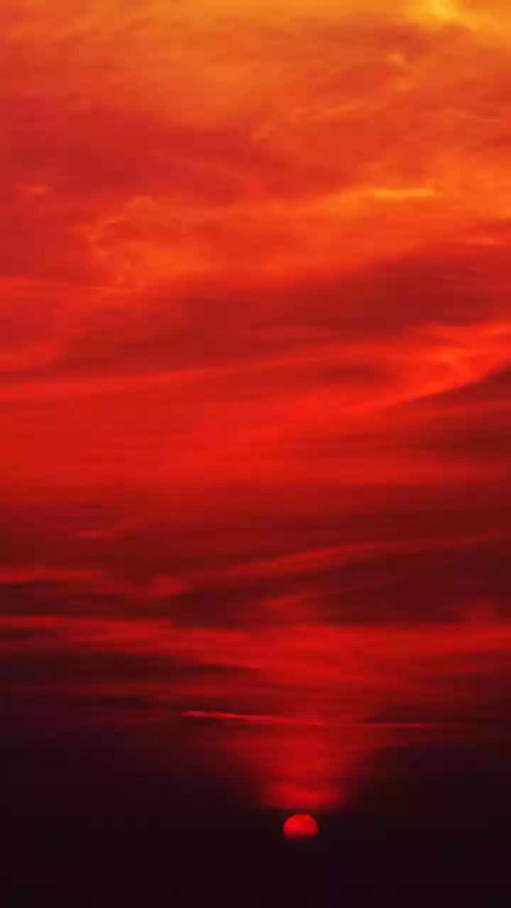 ‘Blood-Red Clouds’: Why Chhattisgarh’s Skies Turned Crimson Amid Cyclone Arnab