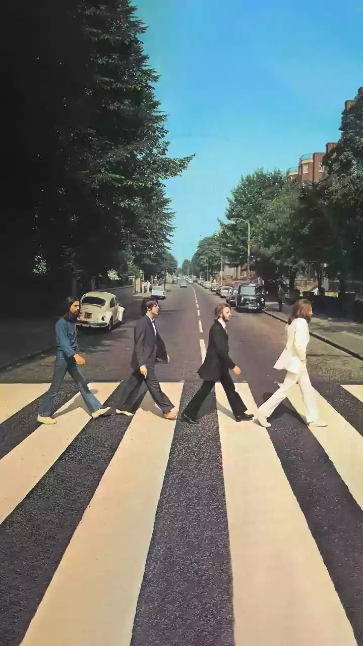 The Beatles biopic recreates iconic 'Abbey Road' album cover