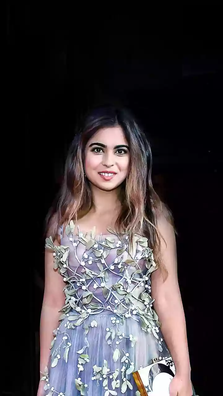 Isha Ambani Styles Mini Chanel Perfume Bottle With Custom Manish Malhotra Outfit