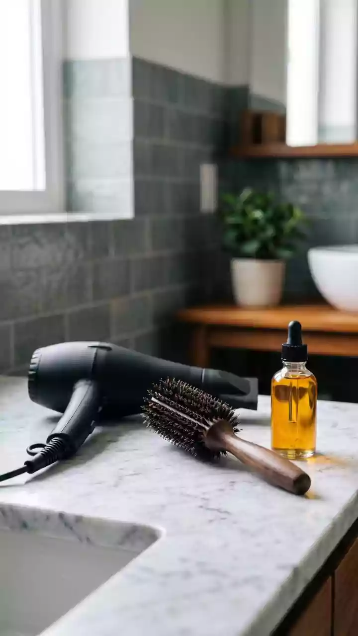Want bouncy hair? Try a flipped-out style