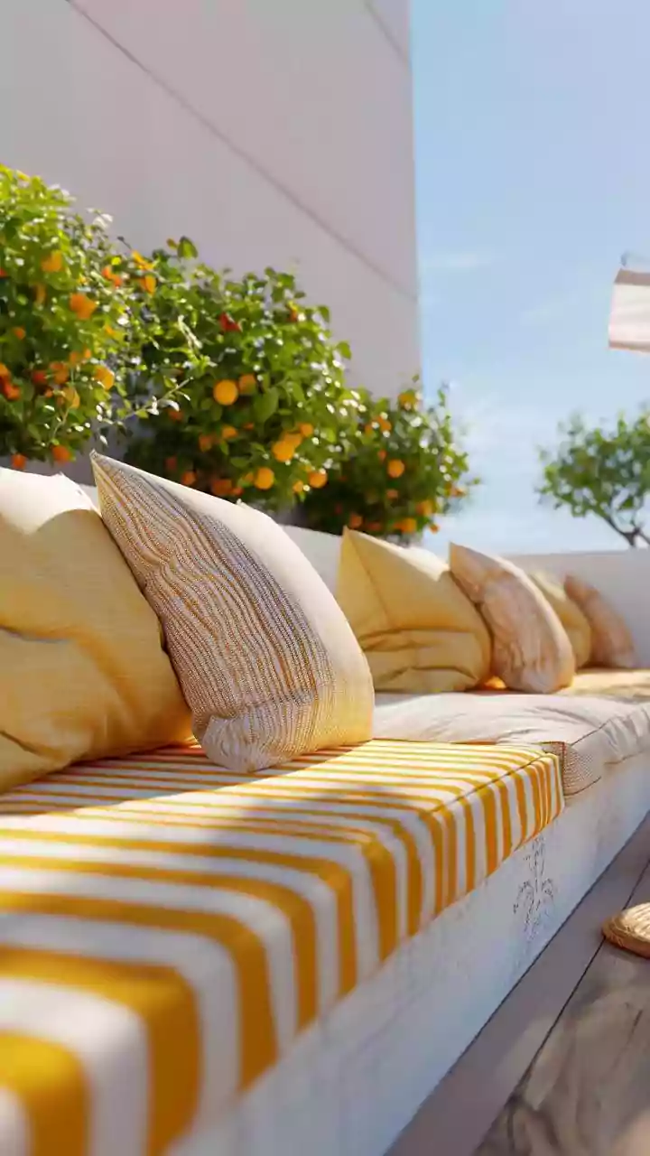 Striped Cushions Are The Budget Decor Hack