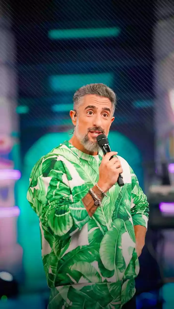 Marcos Mion faz desabafo e acusações diante de audiência do ‘Caldeirão’