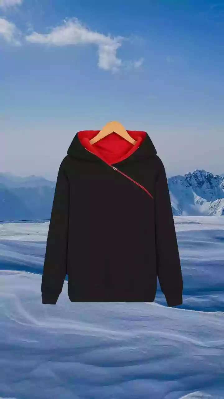 These styles go well with zip-up hoodies