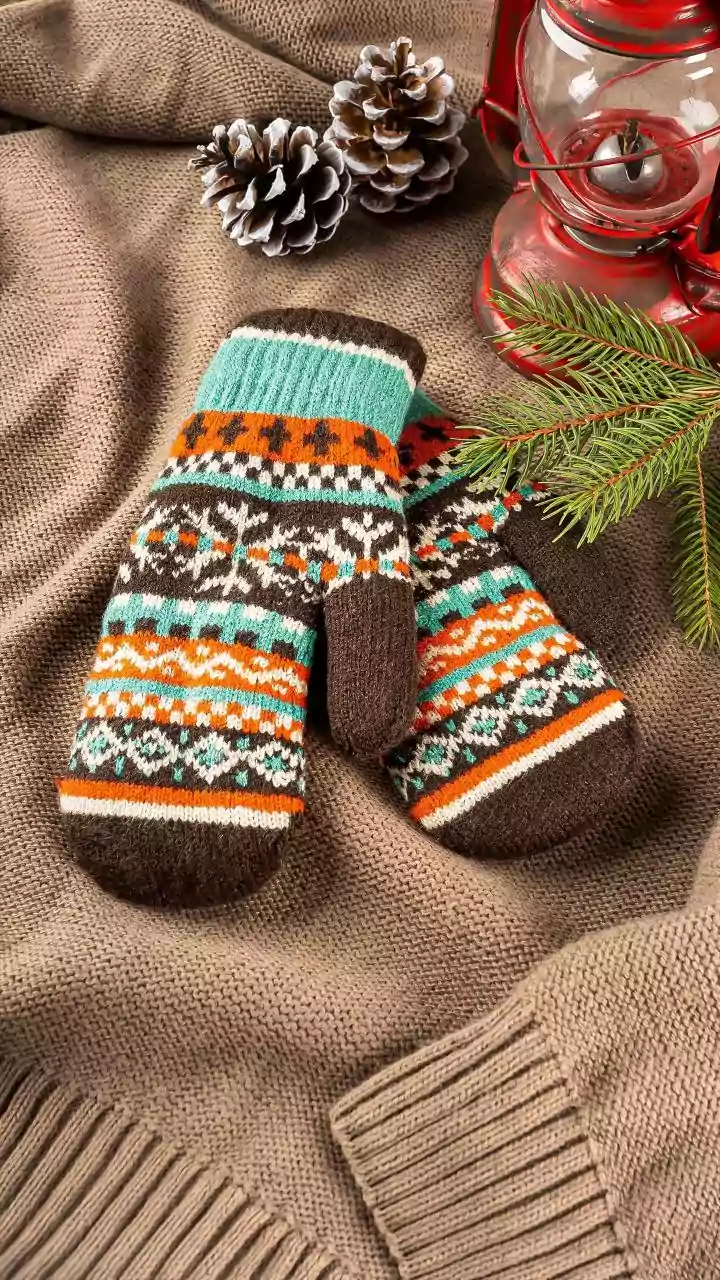 Upgrade your winter style with nylon puffer mittens